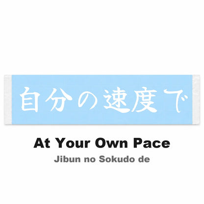 At Your Own Pace Japanese Kanji JDM Vinyl Decal Sticker - Image 2