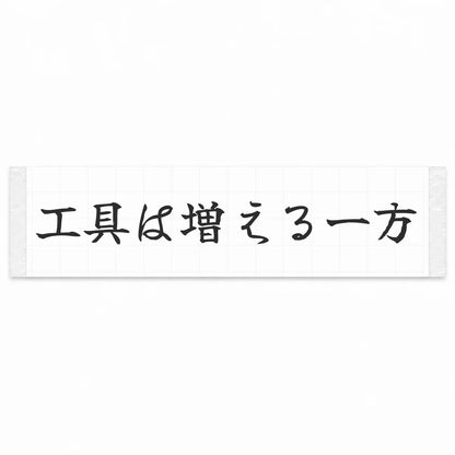 Tools Only Multiply Japanese Kanji JDM Vinyl Decal Sticker - Matte Black Color
